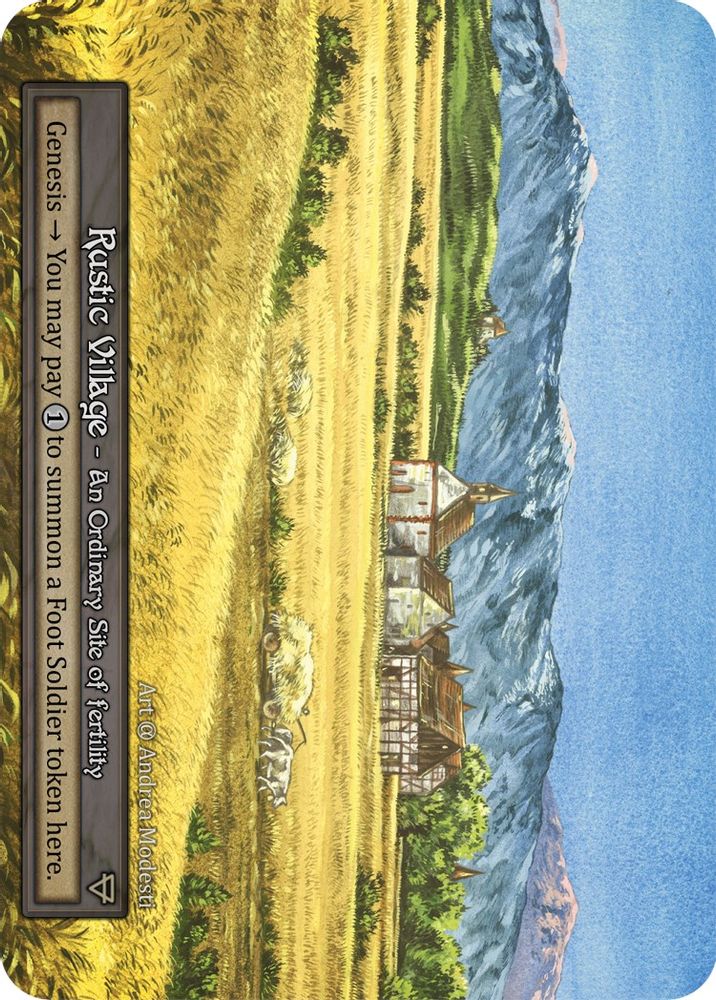 Rustic Village, Standard, front