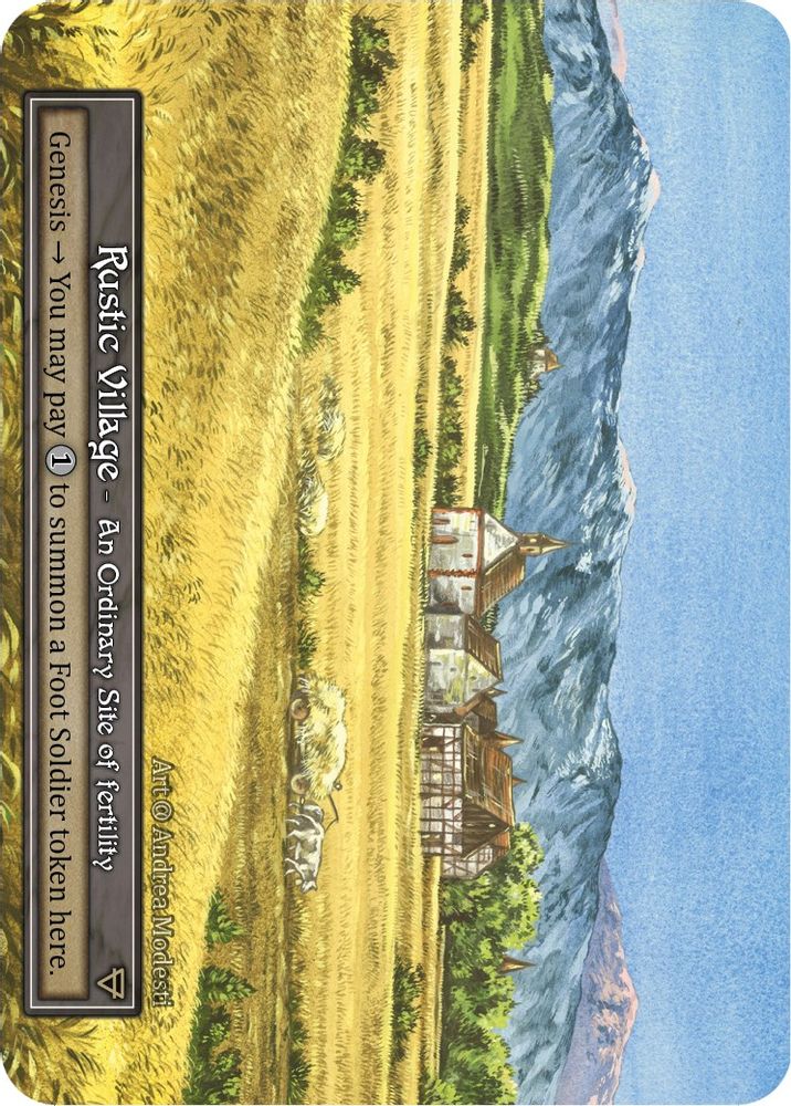 Rustic Village (Foil), Foil, front