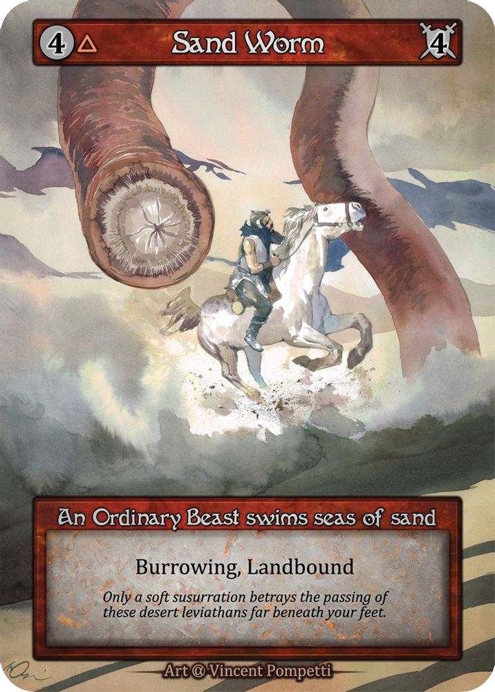 Sand Worm (Preconstructed Deck), Standard, front
