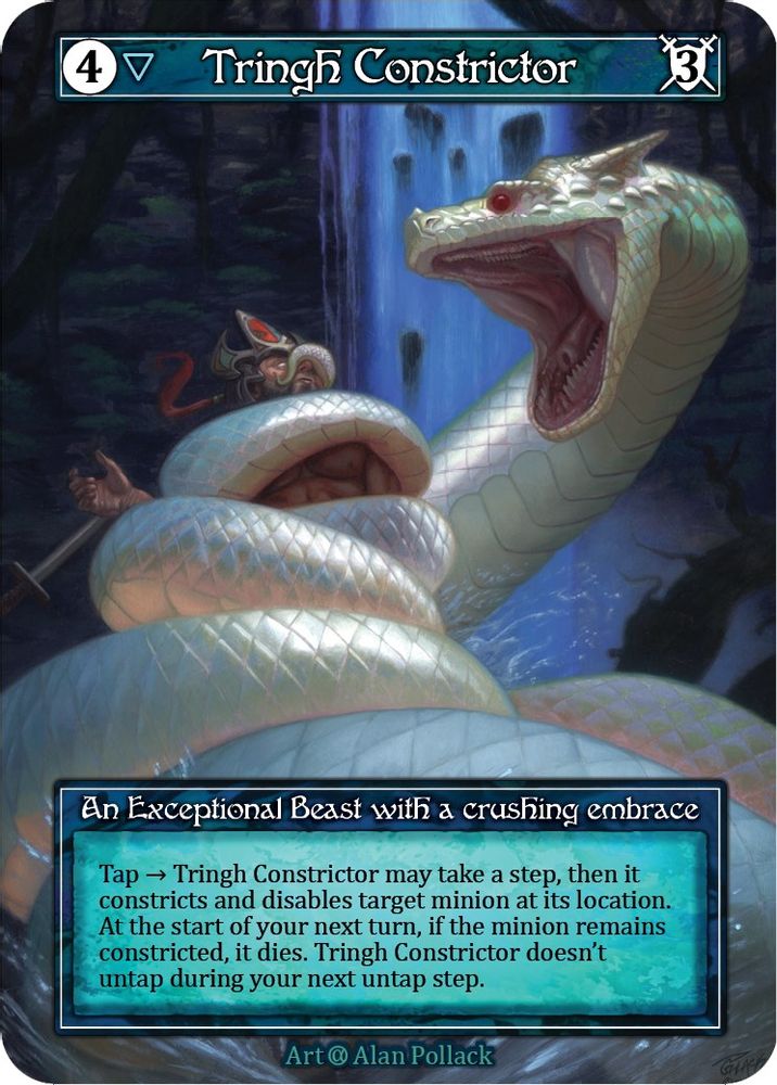 Tringh Constrictor (Foil), Foil, front