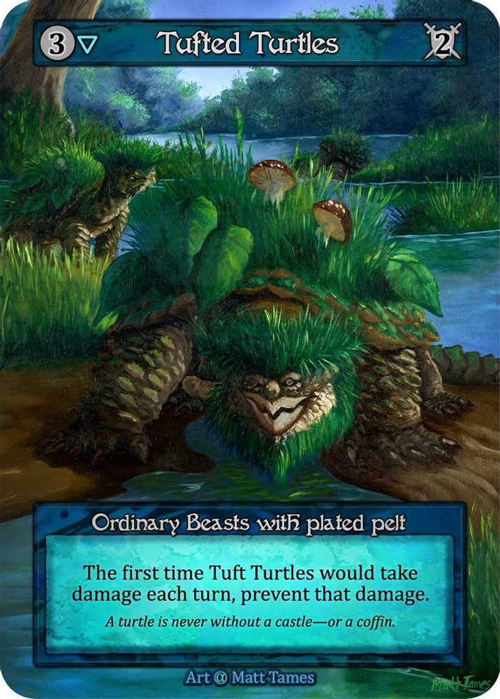 Tufted Turtles, Standard, front