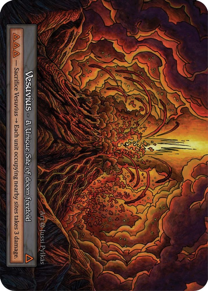 Vesuvius, Standard, front