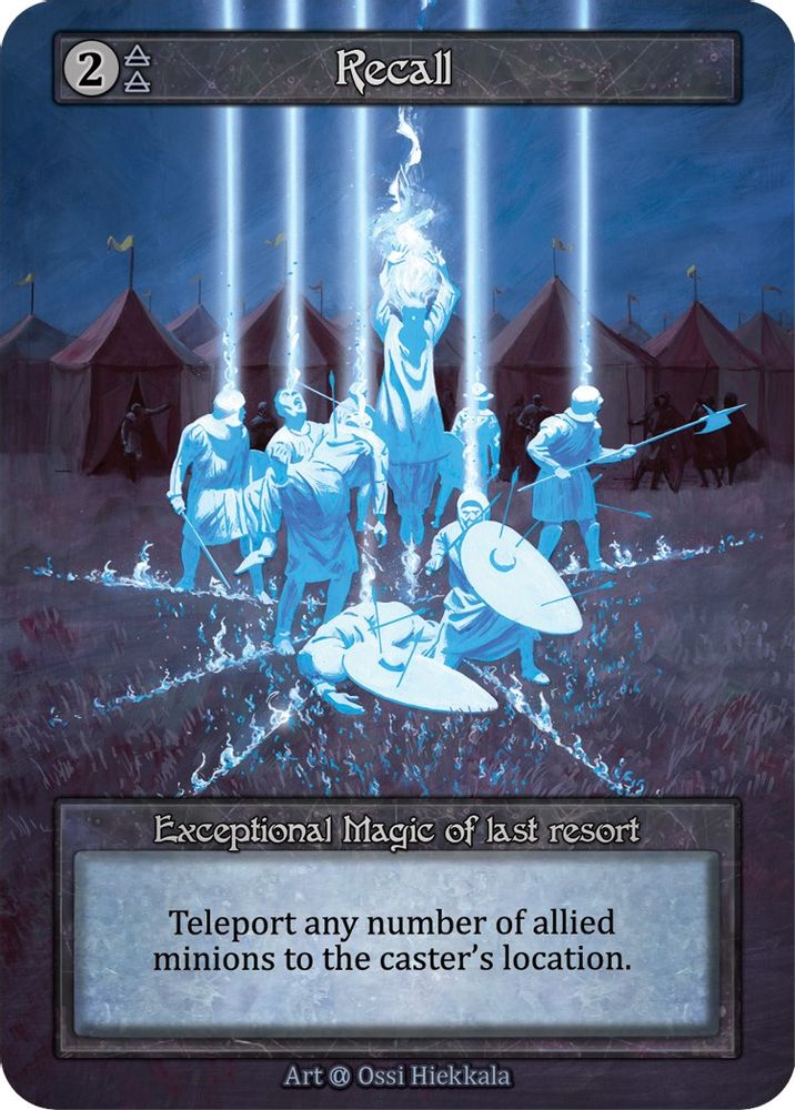 Recall, Standard, front