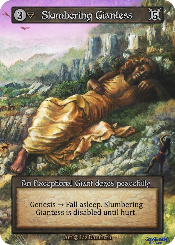 Slumbering Giantess, Standard, front