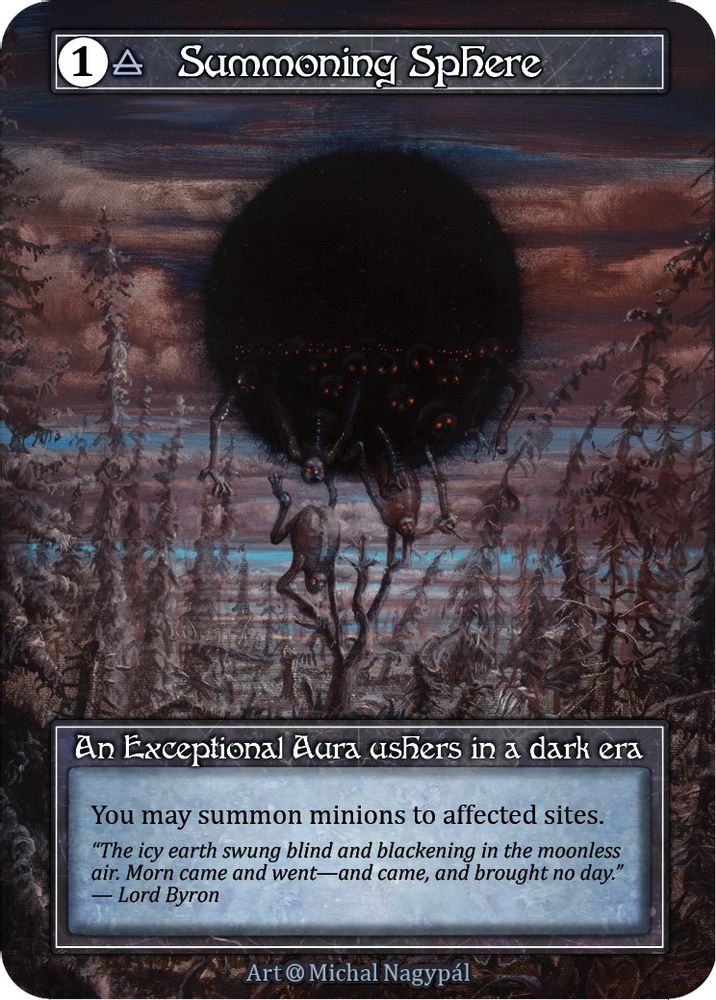 Summoning Sphere (Foil), Foil, front