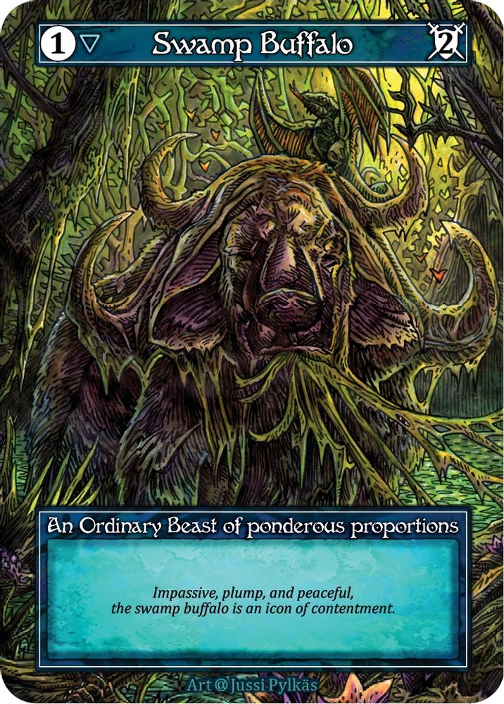 Swamp Buffalo (Foil), Foil, front
