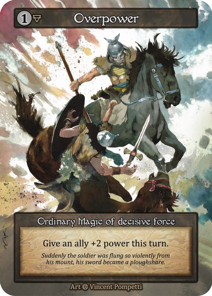 Overpower, Standard, front