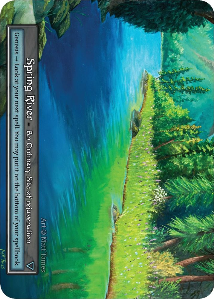 Spring River (Foil), Foil, front