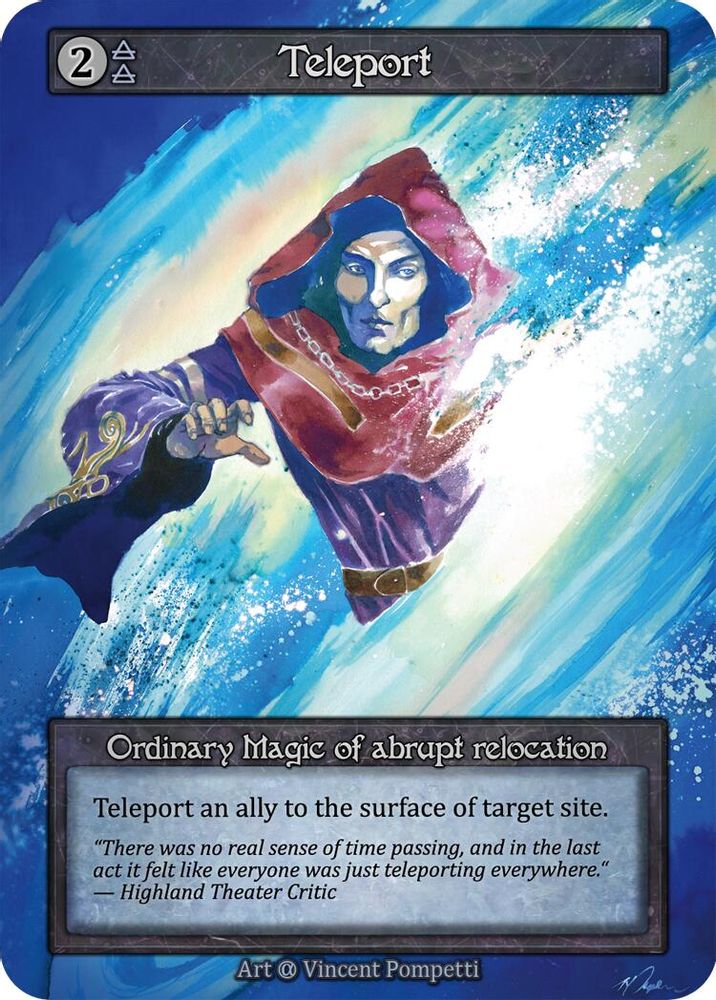 Teleport, Standard, front