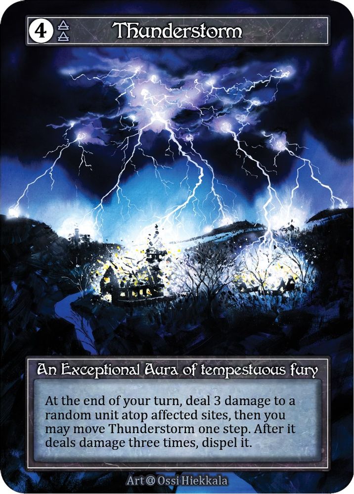 Thunderstorm (Foil), Foil, front