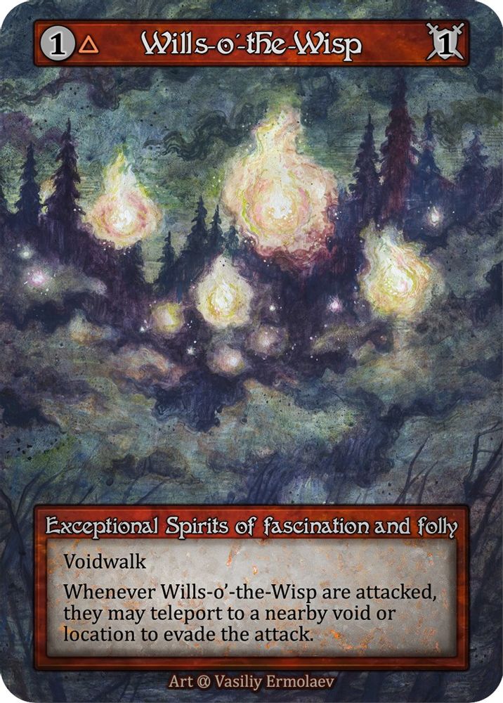 Wills-o'-the-Wisp, Standard, front