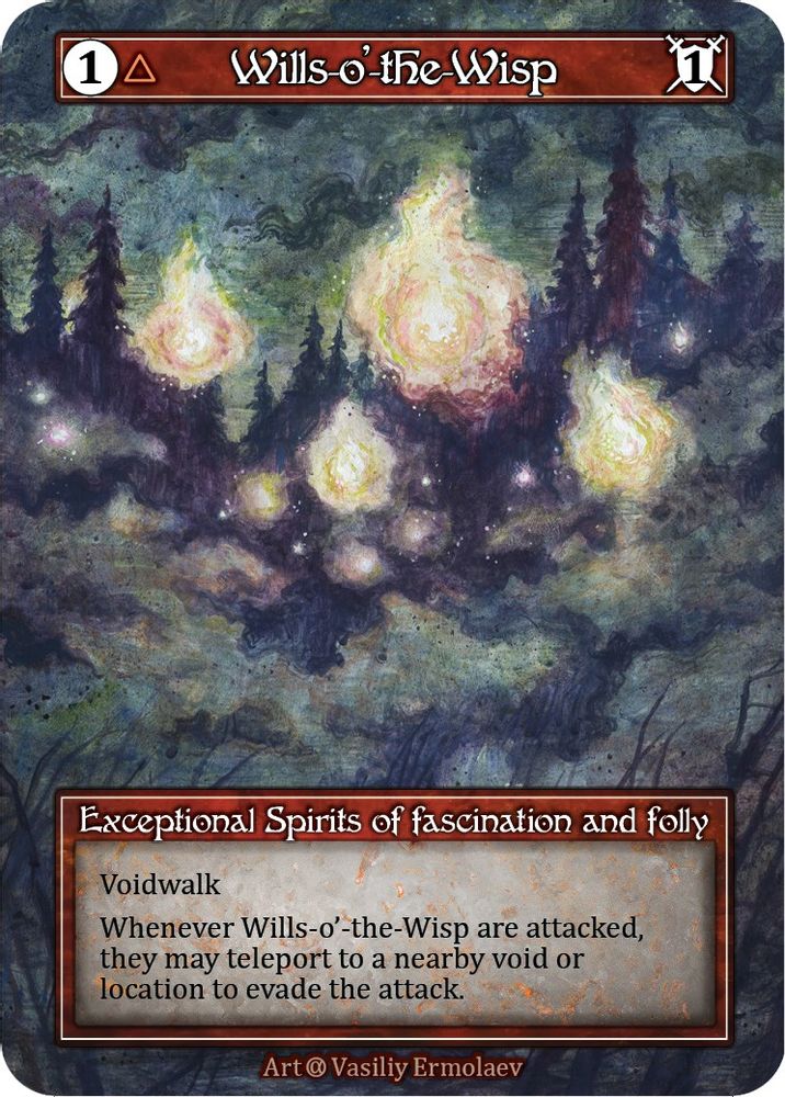 Wills-o'-the-Wisp (Foil), Foil, front