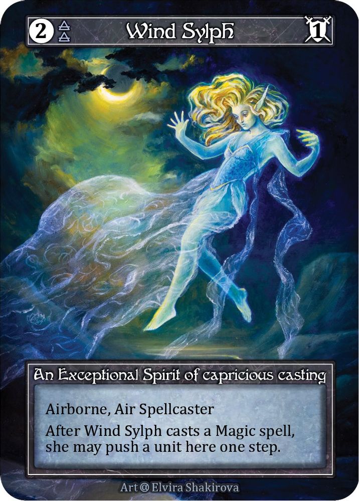 Wind Sylph (Foil), Foil, front