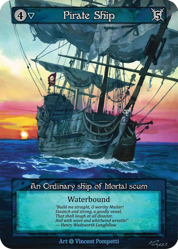 Pirate Ship (Preconstructed Deck), Standard, front