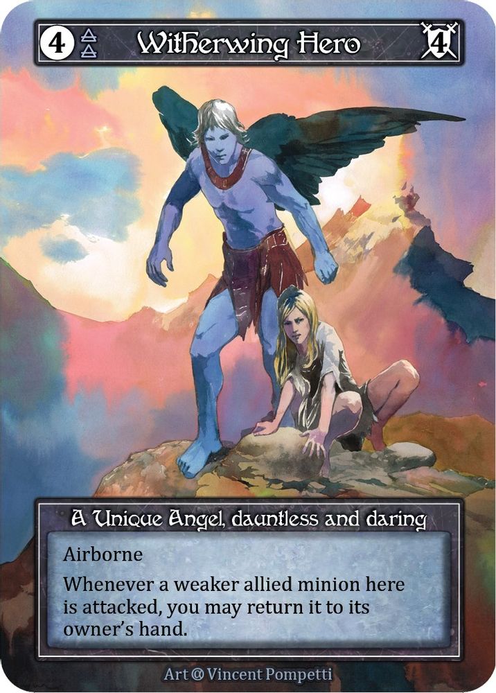 Witherwing Hero (Foil), Foil, front