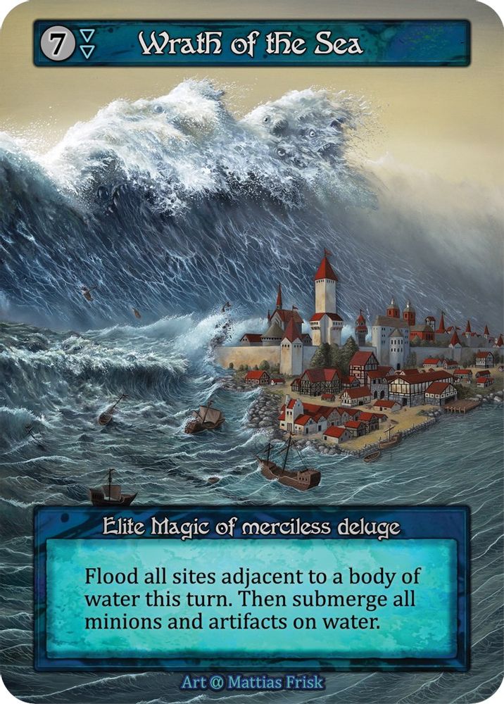 Wrath of the Sea, Standard, front