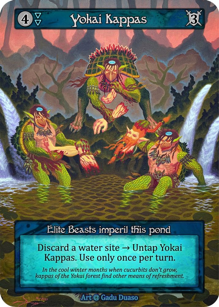Yokai Kappas, Standard, front