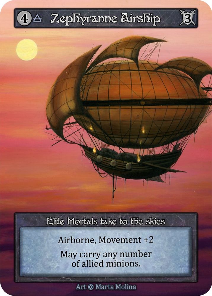 Zephyranne Airship, Standard, front