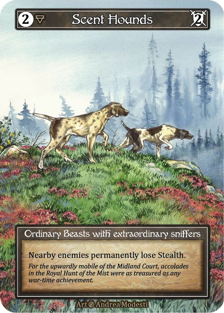 Scent Hounds (Foil), Foil, front