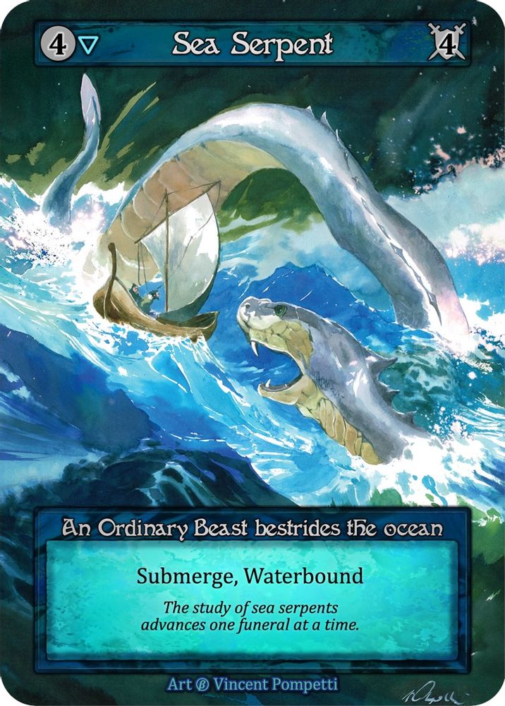 Sea Serpent, Standard, front