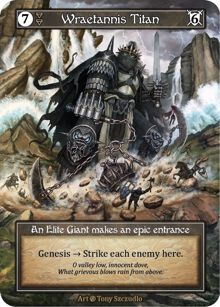 Wraetannis Titan (Foil), Foil, front