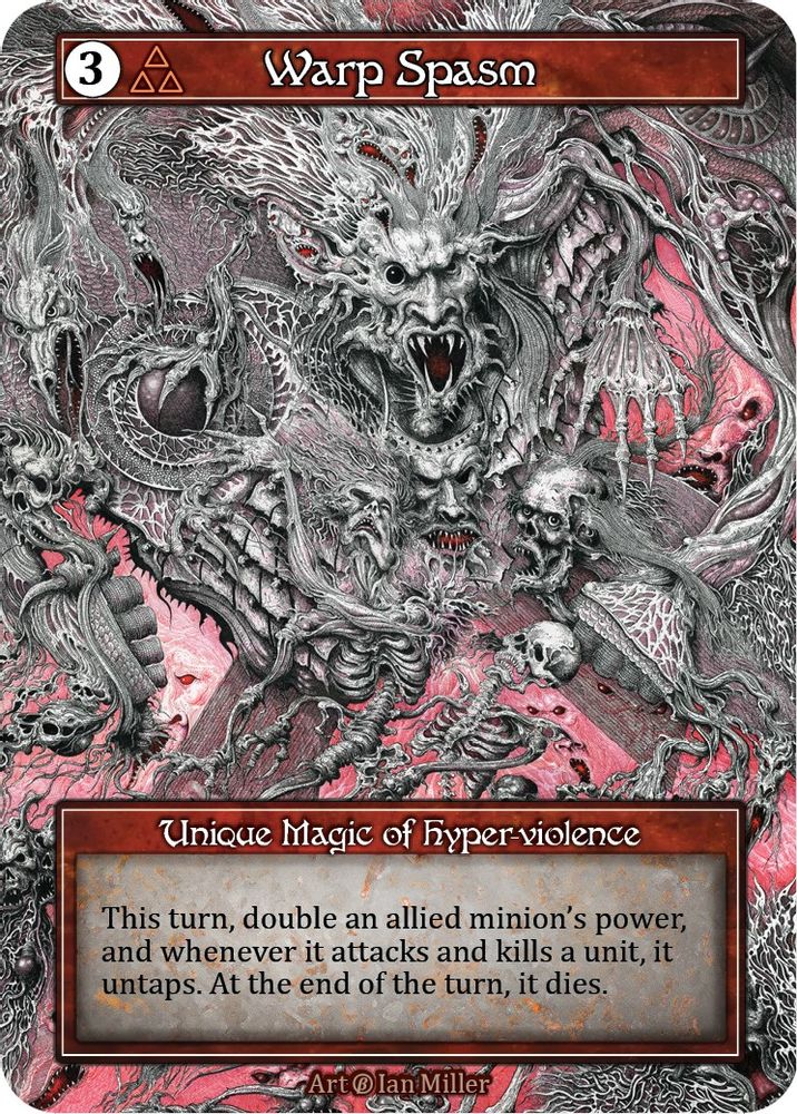 Warp Spasm (Foil), Foil, front
