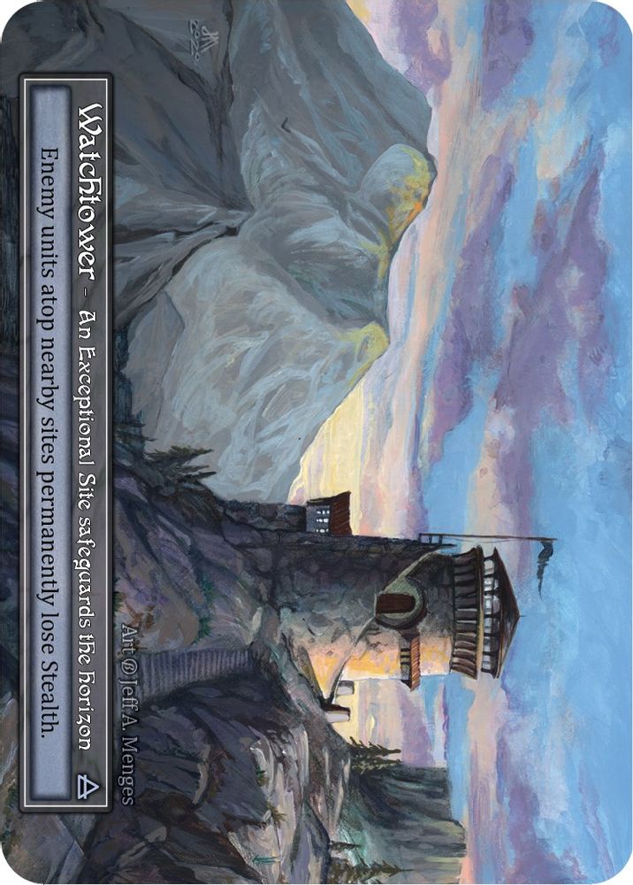 Watchtower (Foil), Foil, front