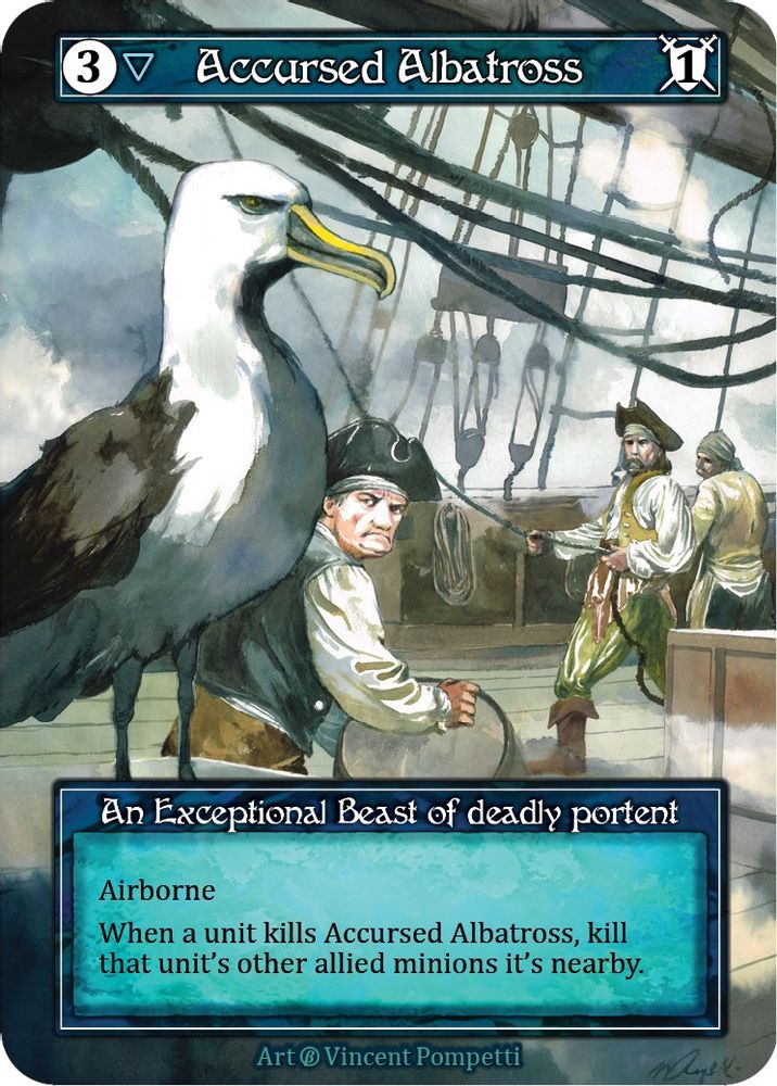 Accursed Albatross (Foil), Foil, front