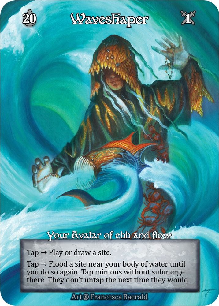 Waveshaper (Foil), Foil, front