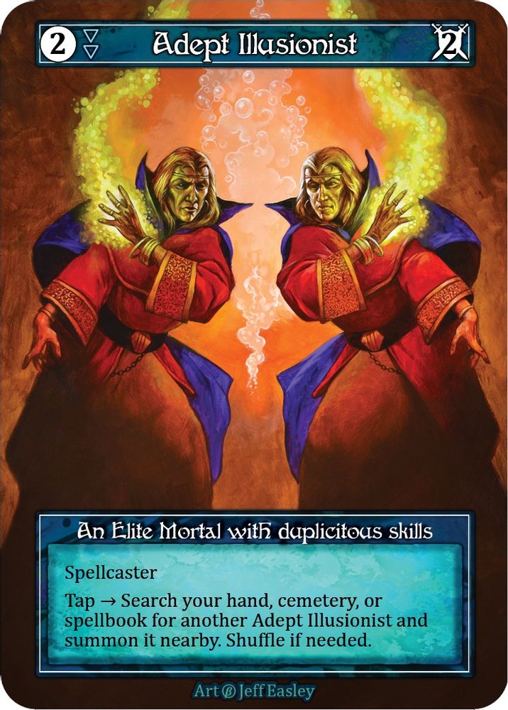 Adept Illusionist (Foil), Foil, front