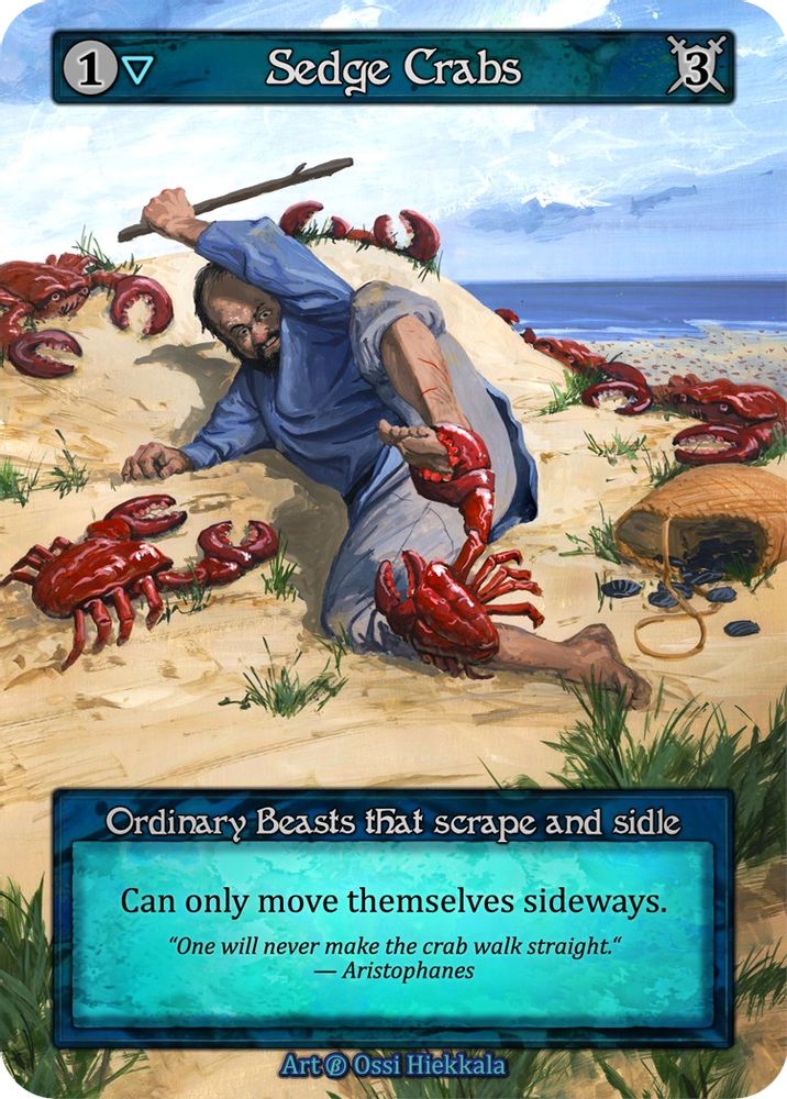 Sedge Crabs, Standard, front