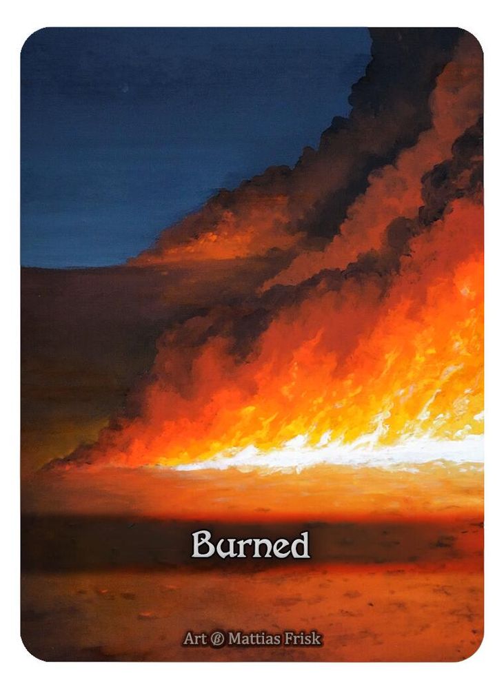 Burned/Engulfed (Box Topper), Foil, front
