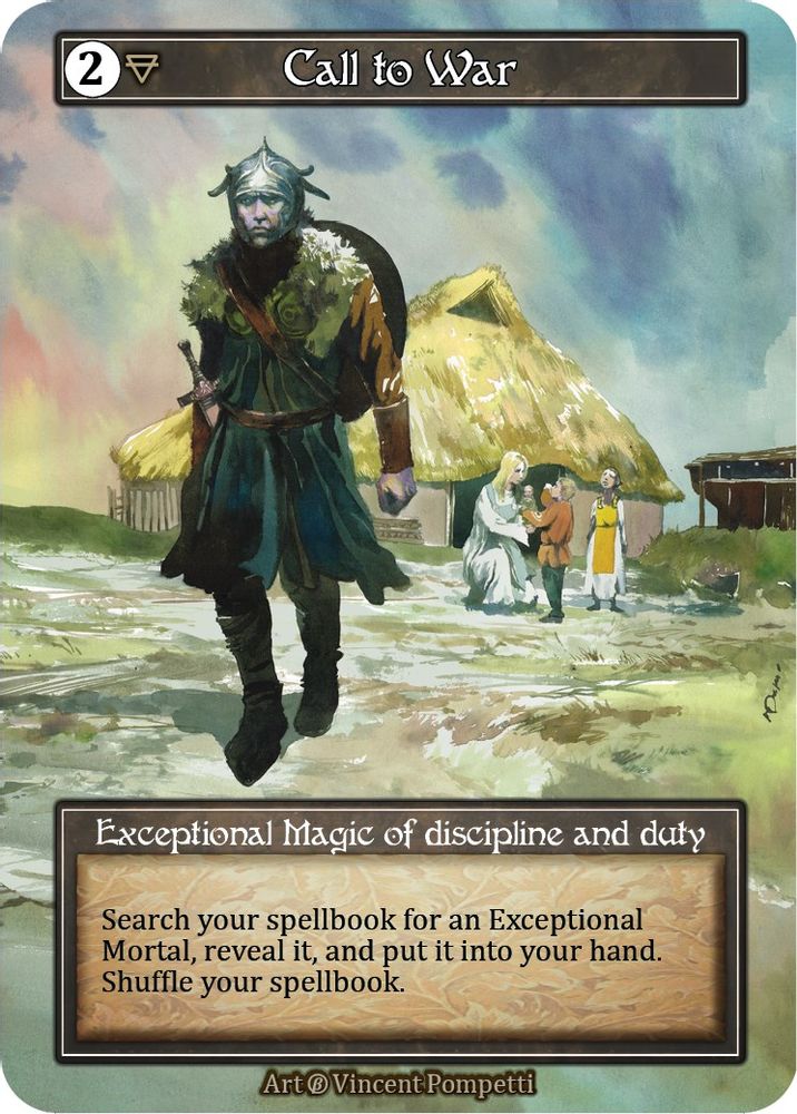Call to War (Foil), Foil, front