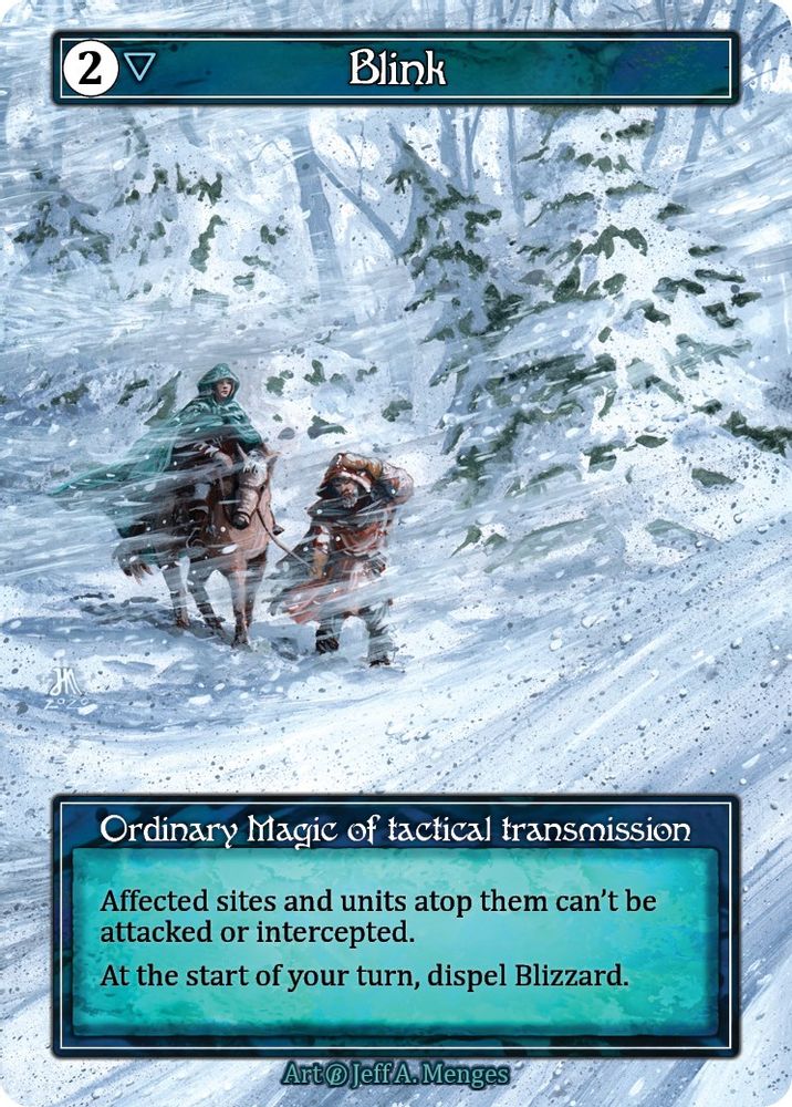 Blink (Foil) (Misprint), Foil, front
