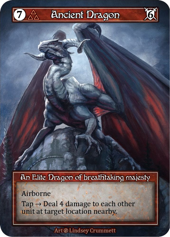 Ancient Dragon (Foil), Foil, front