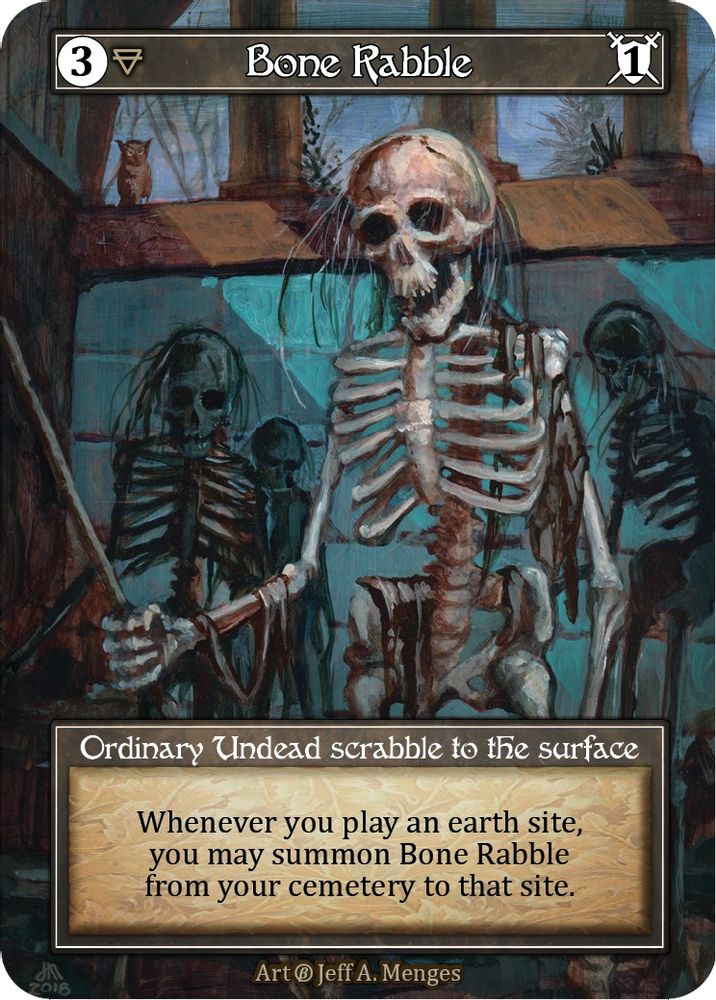 Bone Rabble (Foil), Foil, front