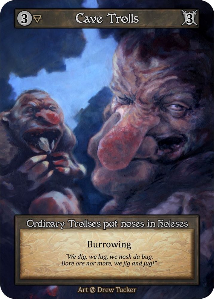 Cave Trolls, Standard, front