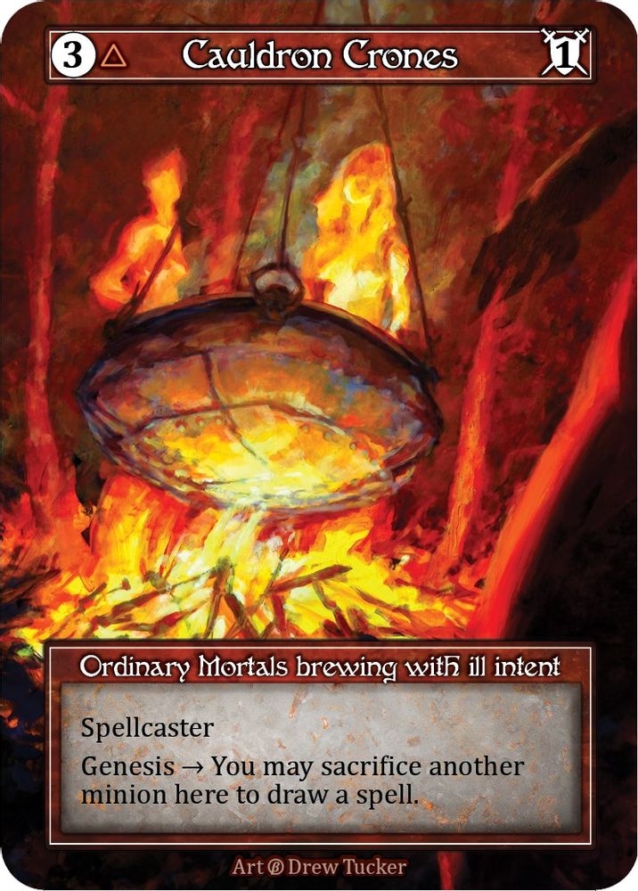 Cauldron Crones (Foil), Foil, front