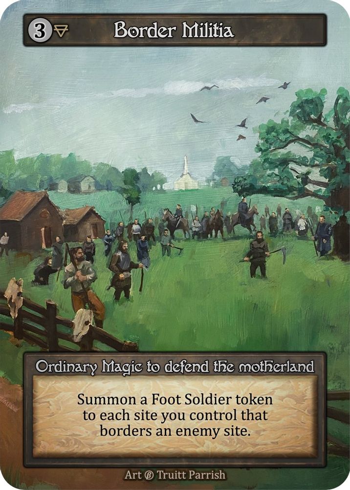 Border Militia, Standard, front