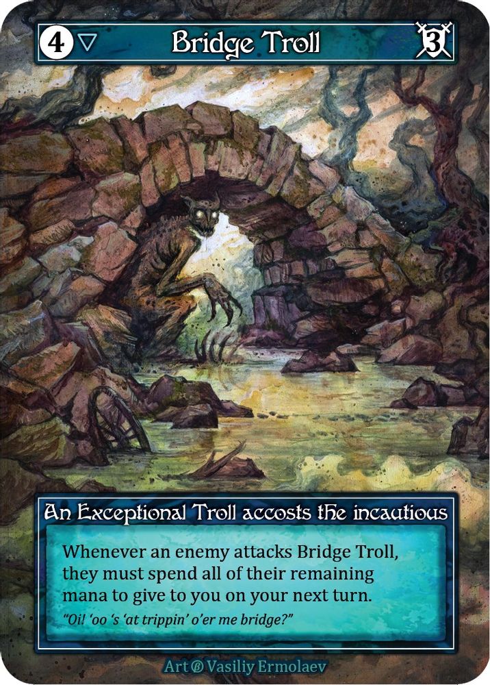 Bridge Troll (Foil), Foil, front