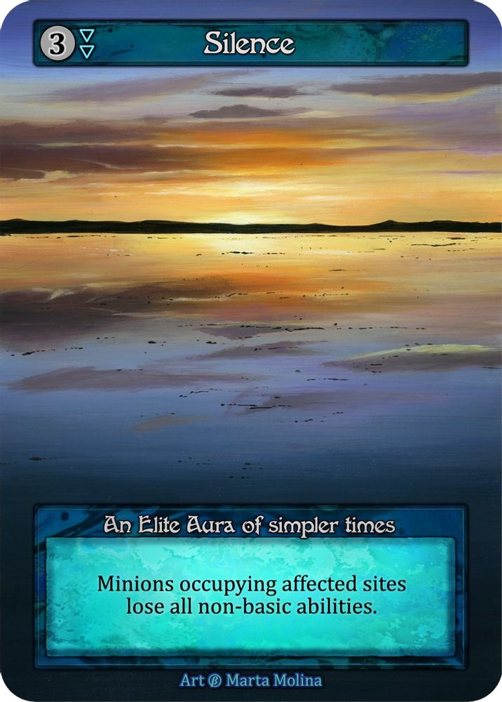 Silence, Standard, front