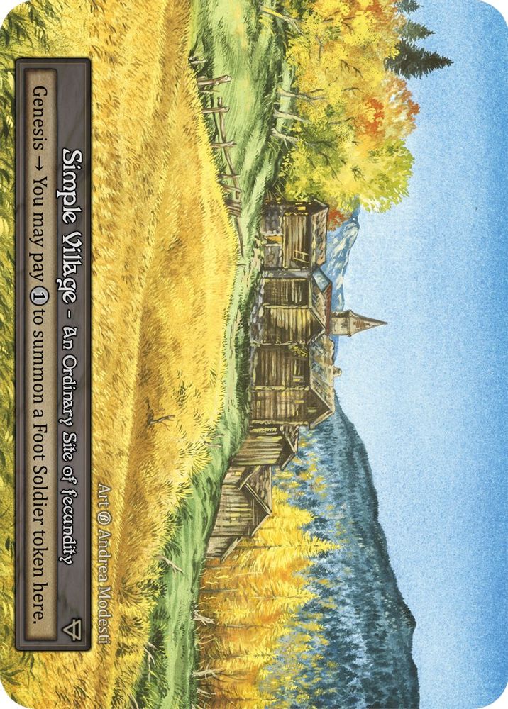 Simple Village, Standard, front