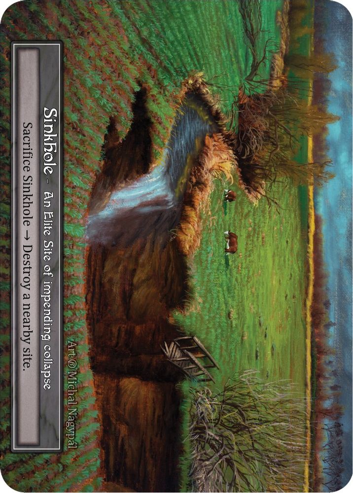 Sinkhole (Foil), Foil, front