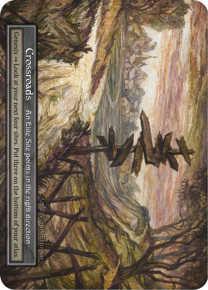 Crossroads (Foil), Foil, front