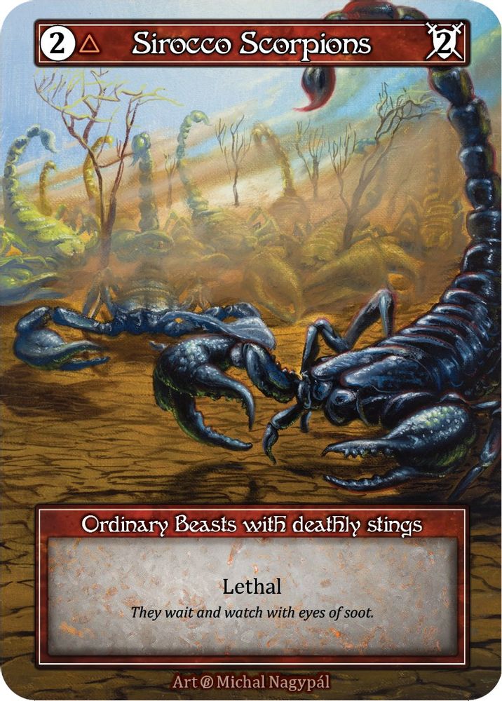 Sirocco Scorpions (Foil), Foil, front