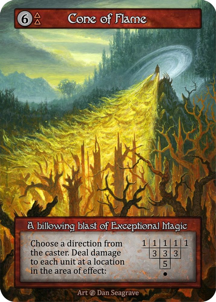 Cone of Flame, Standard, front
