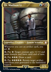 Dr. Madison Li (Display Commander) - Thick Stock, Universes Beyond: Fallout