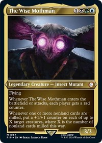 The Wise Mothman (Display Commander) - Thick Stock, Universes Beyond: Fallout
