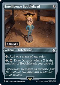 Intelligence Bobblehead (Serial Numbered), Universes Beyond: Fallout