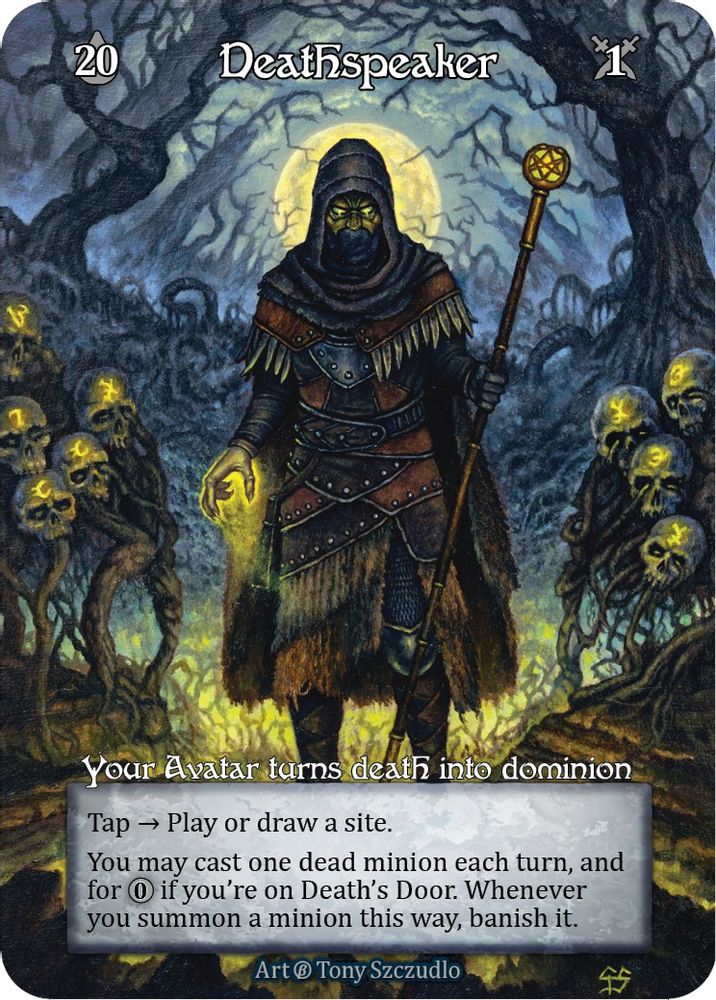 Deathspeaker (Foil), Foil, front